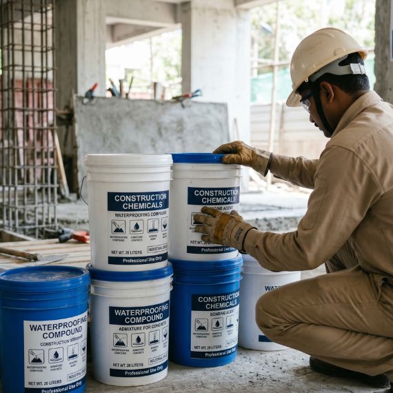 India Construction Chemicals Market and Forecast to 2031 - Analysis by Product Type (Concrete Admixtures, Waterproofing Chemicals, Adhesives & Sealants and Protective Coatings), Application, Market Structure and Geography
